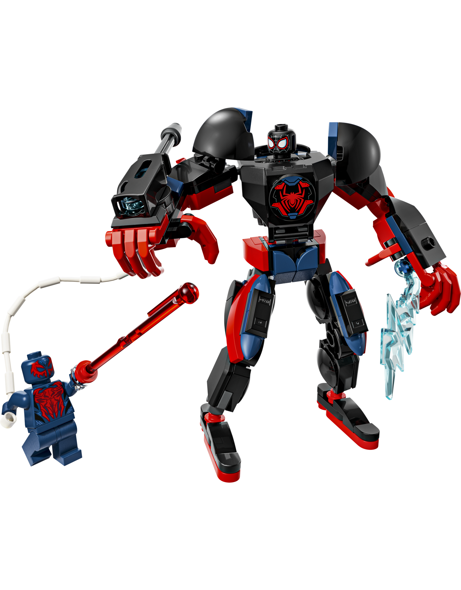 LEGO Super Heroes 76337 Miles Morales Mech vs. Spider-Man 2099