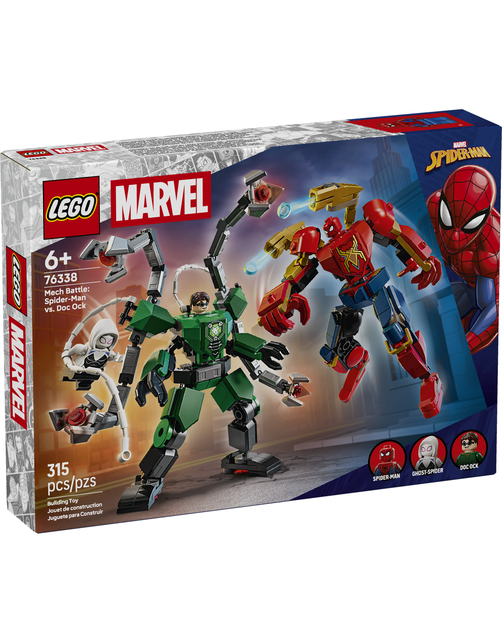 LEGO Super Heroes 76338 Mech Battle: Spider-Man vs. Doc Ock