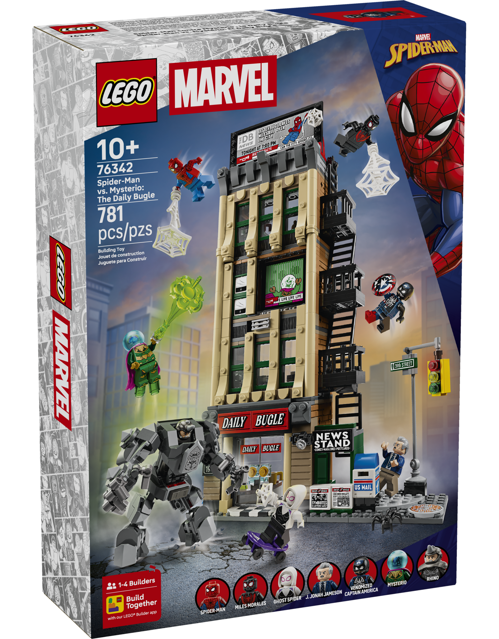 LEGO Super Heroes 76342 Spider-Man vs. Mysterio: The Daily Bugle