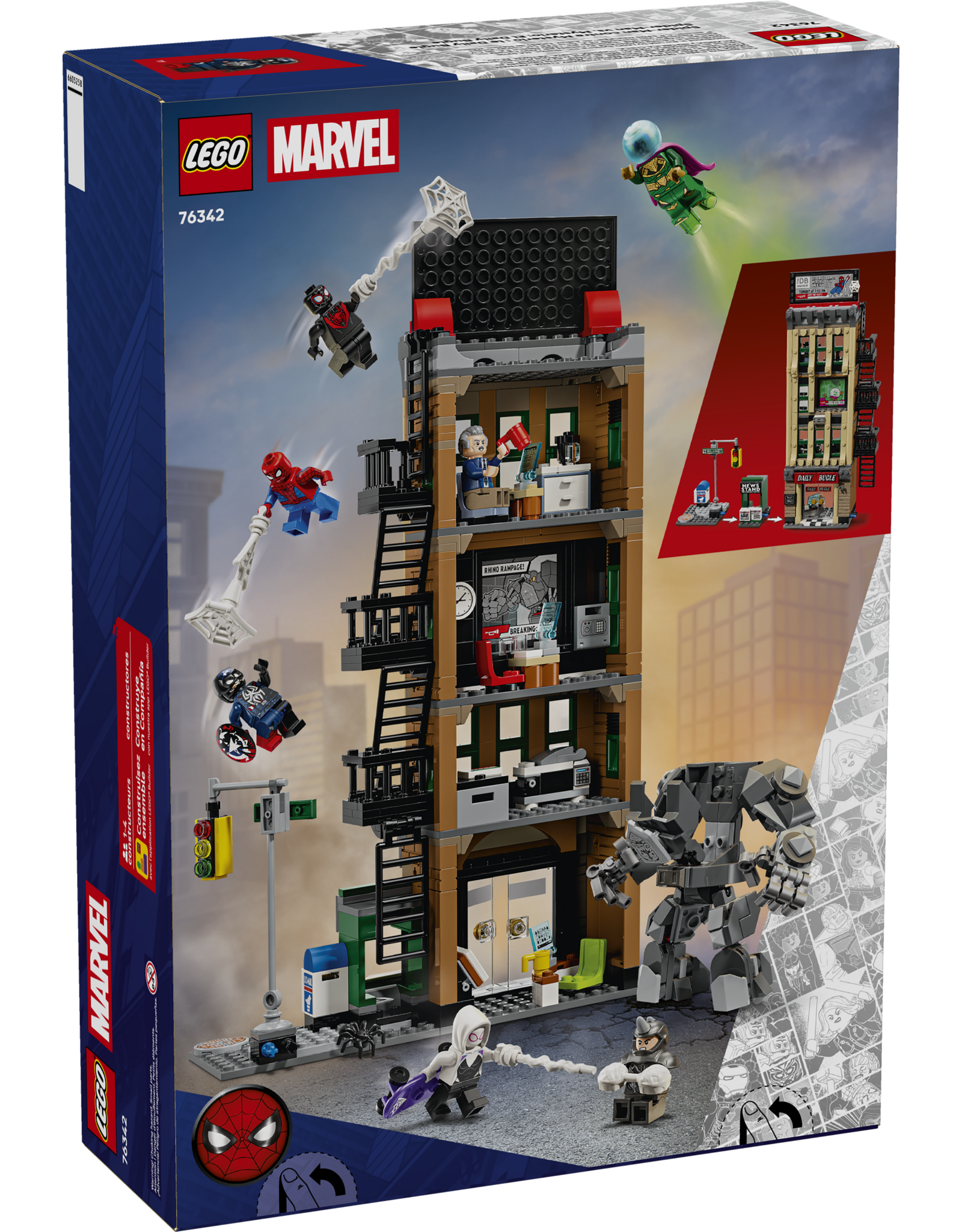 LEGO Super Heroes 76342 Spider-Man vs. Mysterio: The Daily Bugle