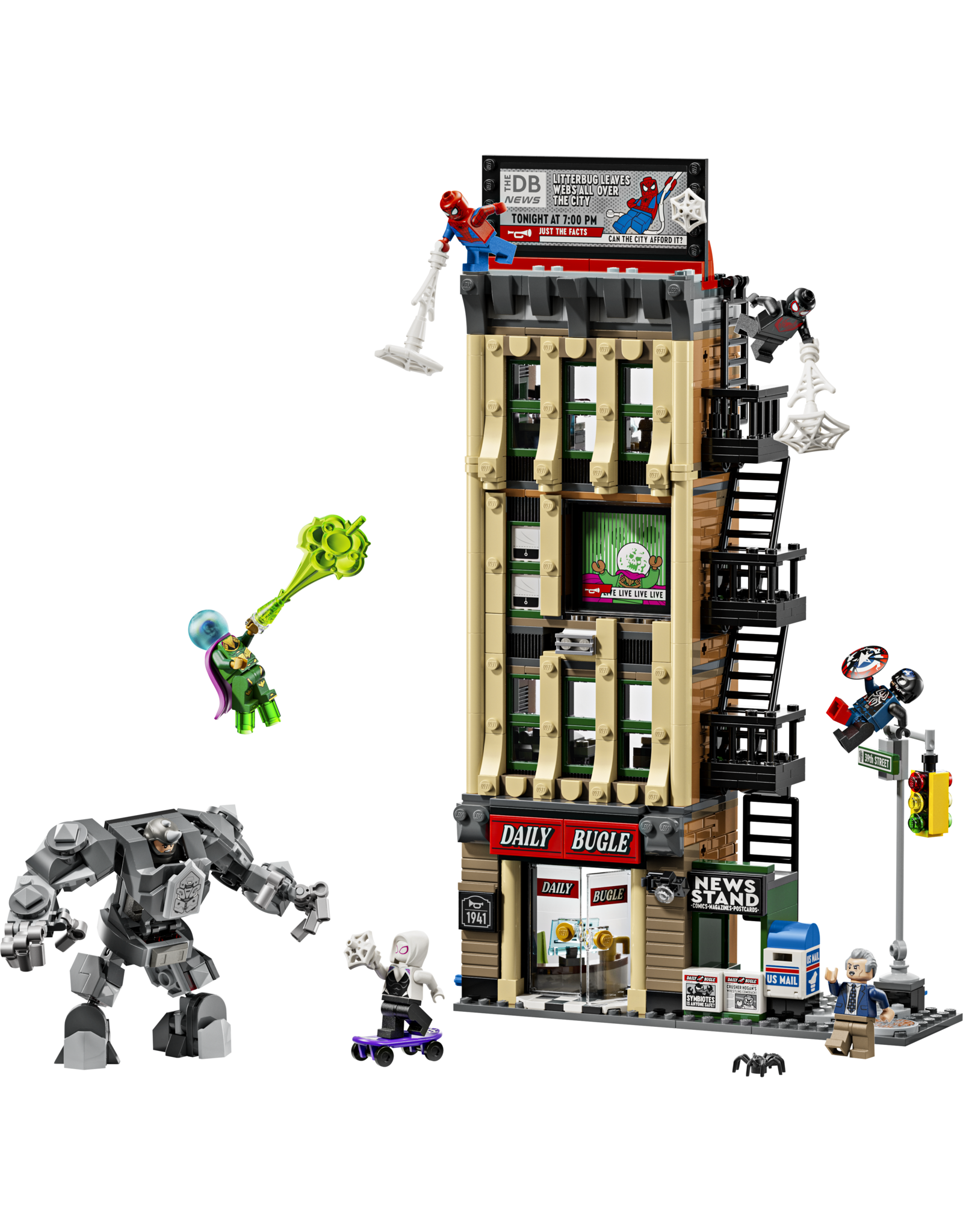 LEGO Super Heroes 76342 Spider-Man vs. Mysterio: The Daily Bugle