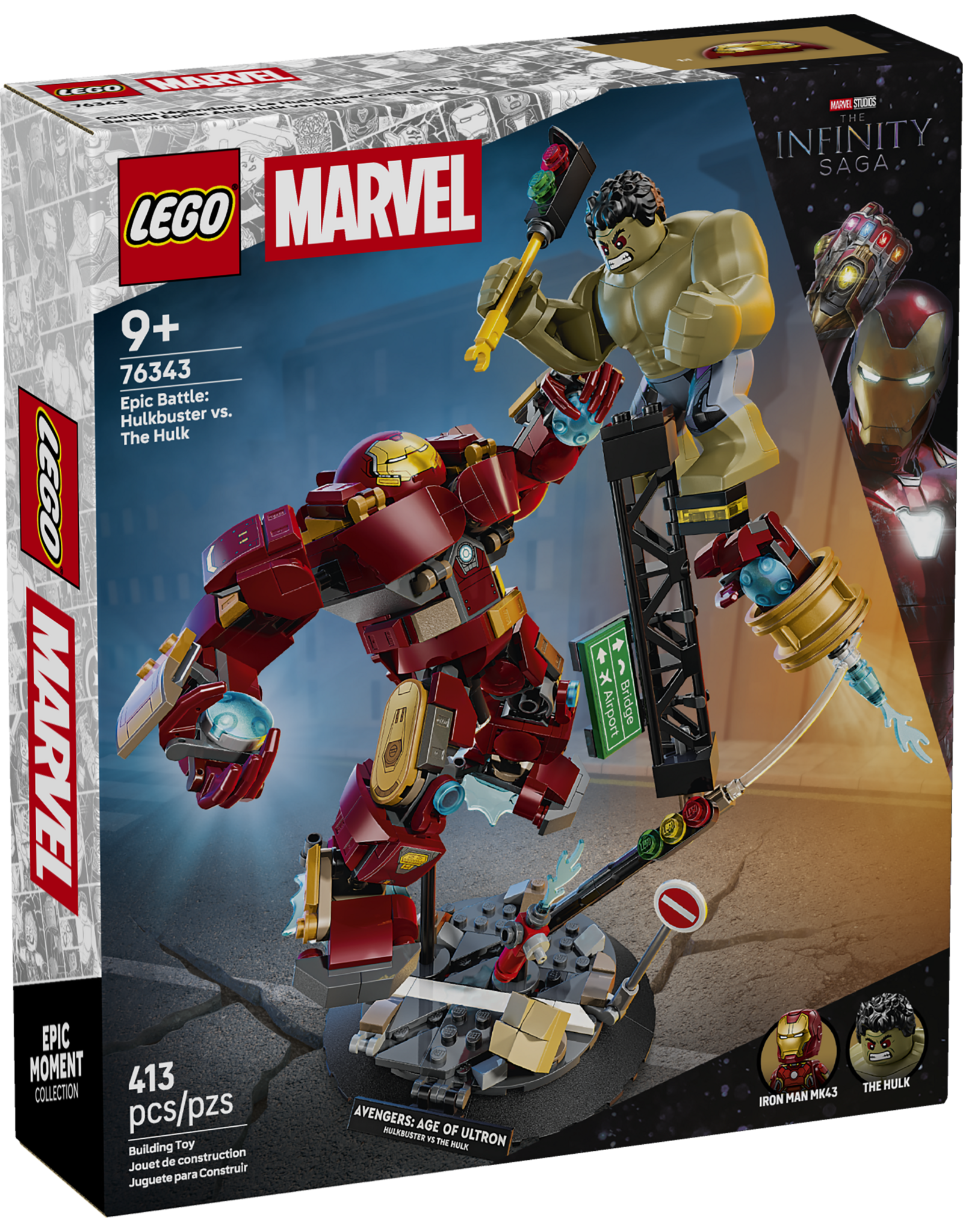LEGO Super Heroes 76343 Epic Battle: Hulkbuster vs. The Hulk