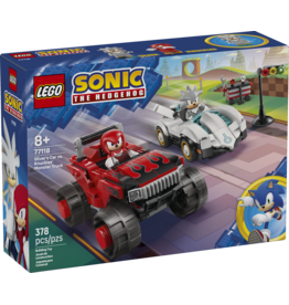 LEGO Sonic the Hedgehog 77118 Silver's Car vs. Knuckles' Monster Truck