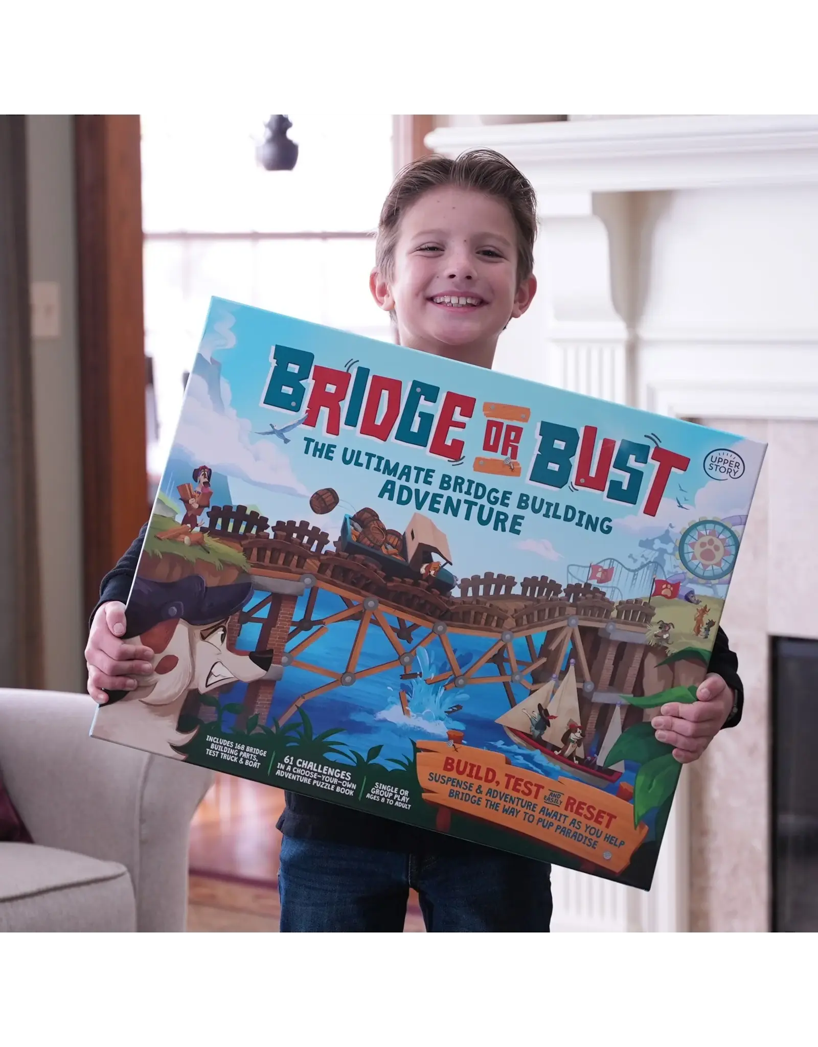 Upper Story Bridge or Bust - The Ultimate Bridge-Building Adventure
