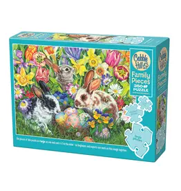 Cobble Hill Puzzles Easter Bunnies| Family Pieces 350
