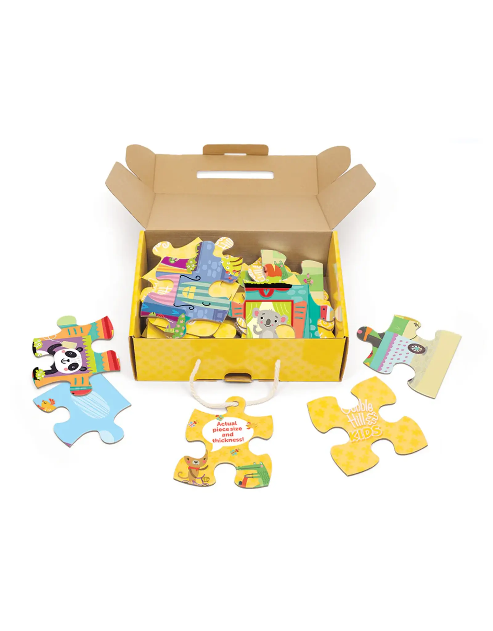 Cobble Hill Puzzles Friendly Neighbors (35pc Floor Rope Handle)