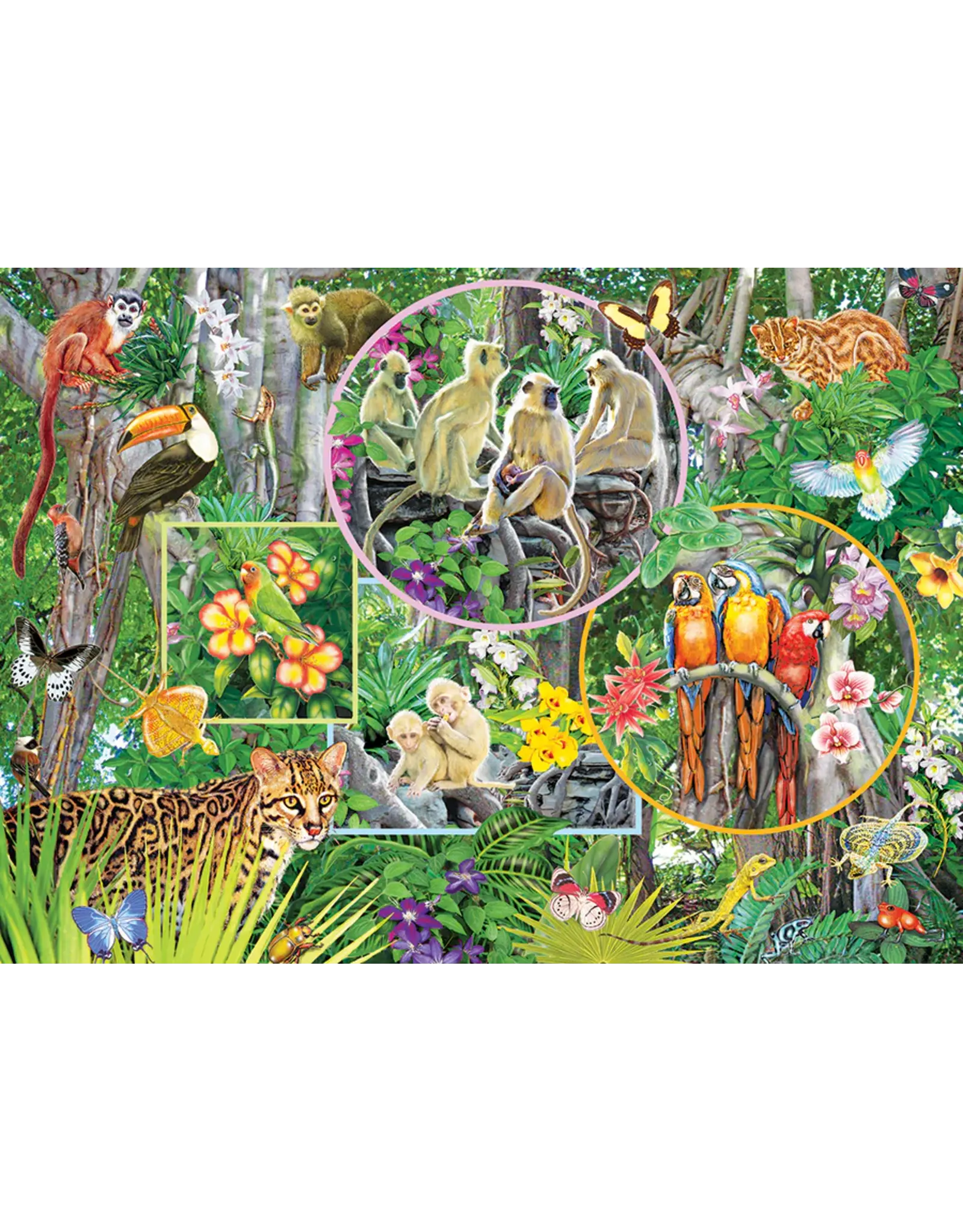 Cobble Hill Puzzles Rainforest Magic| Family Pieces 350
