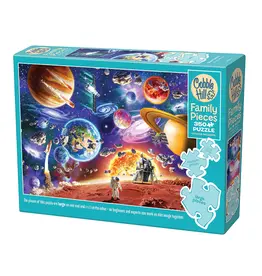 Cobble Hill Puzzles Space Travels | Family Pieces 350
