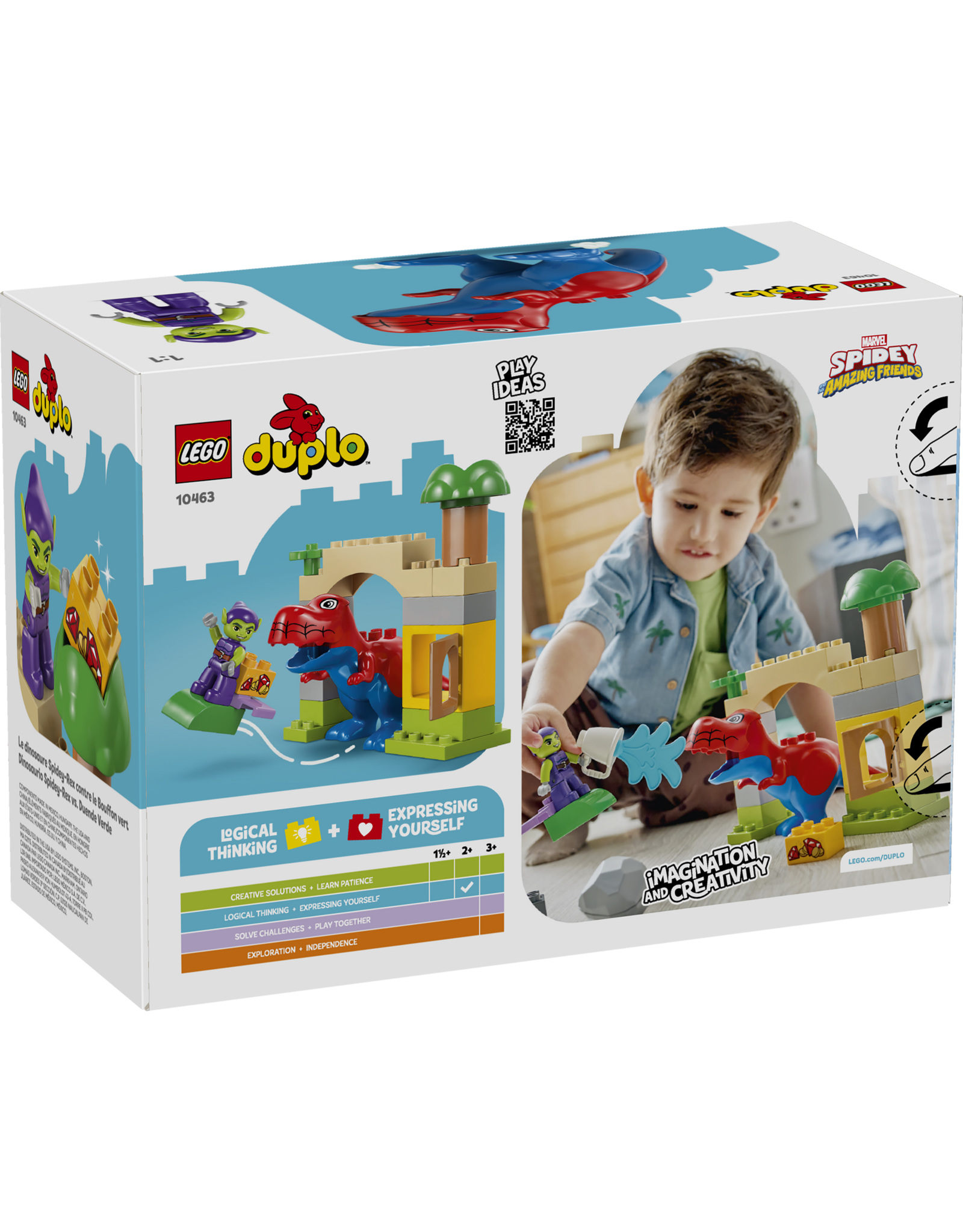 LEGO DUPLO Disney TM 10463 Dinosaur Spidey-Rex vs. Green Goblin