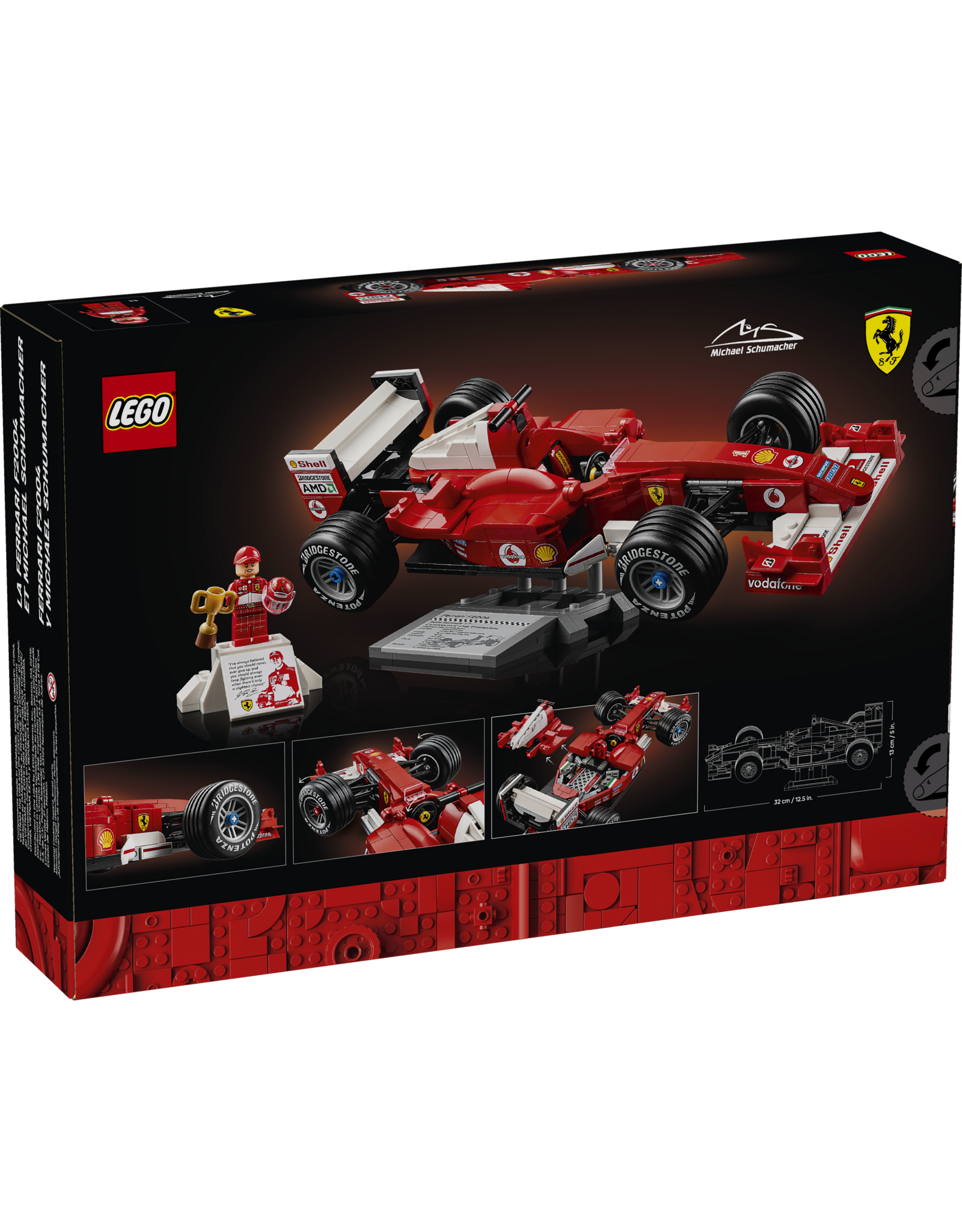 LEGO Icons 11375 Ferrari F2004 & Michael Schumacher