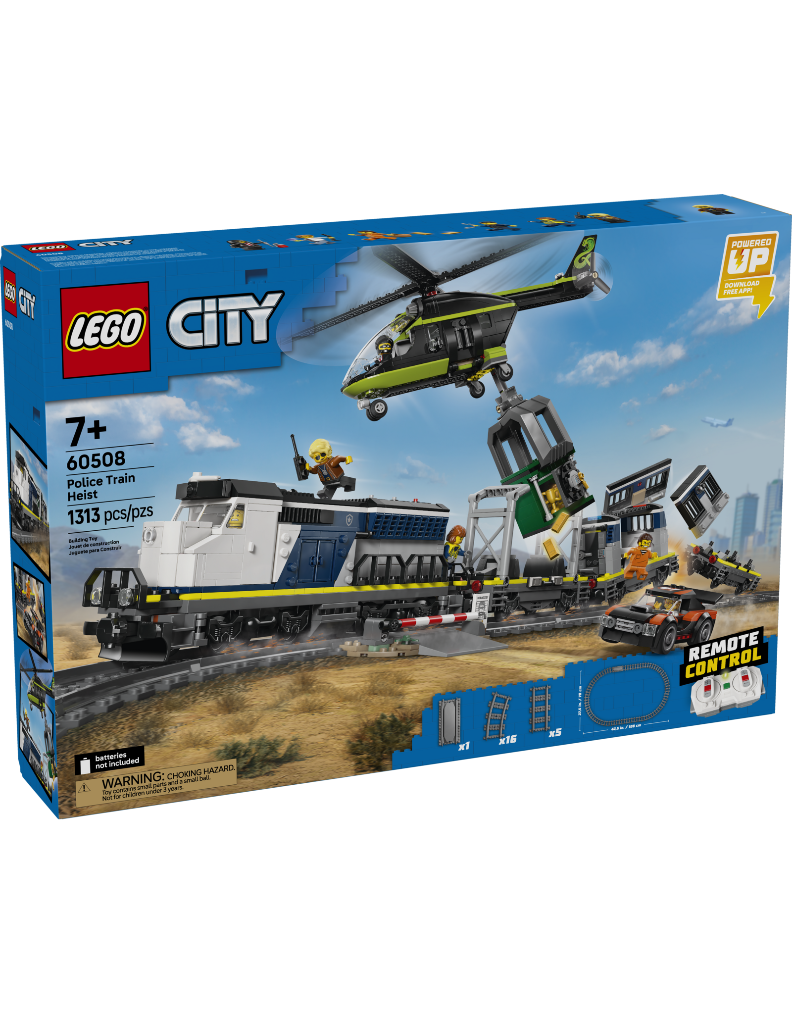 LEGO City Trains 60508  Police Train Heist