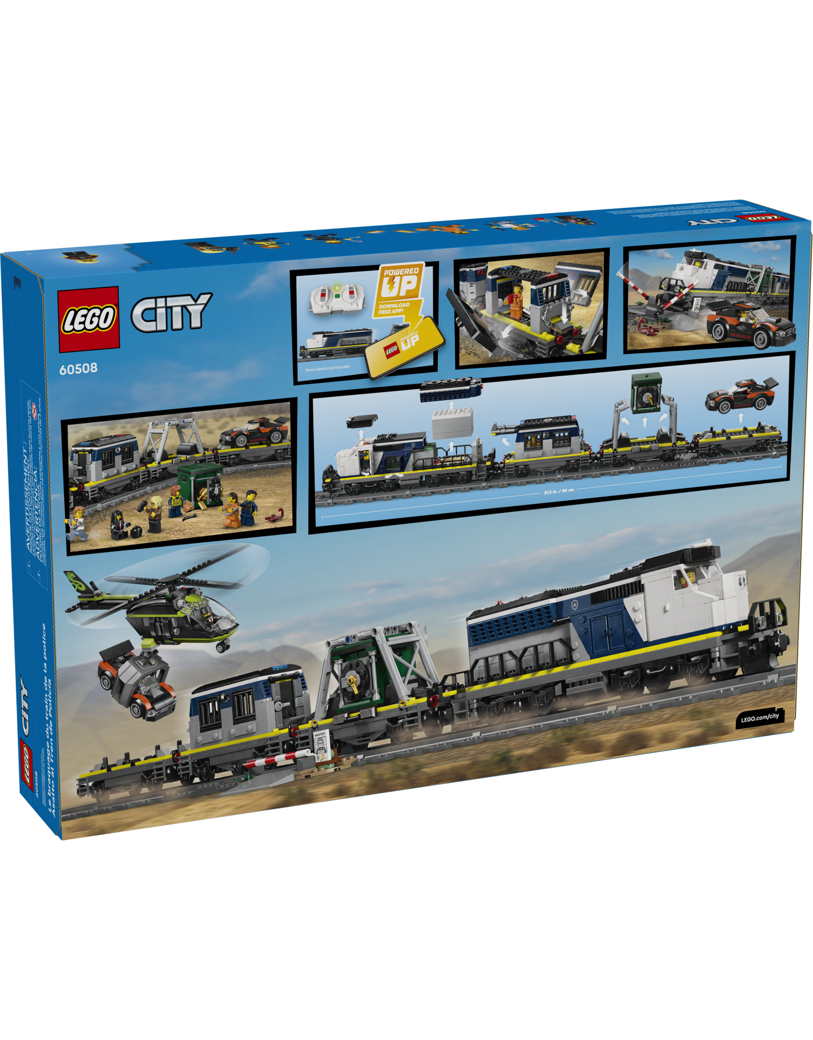 LEGO City Trains 60508  Police Train Heist
