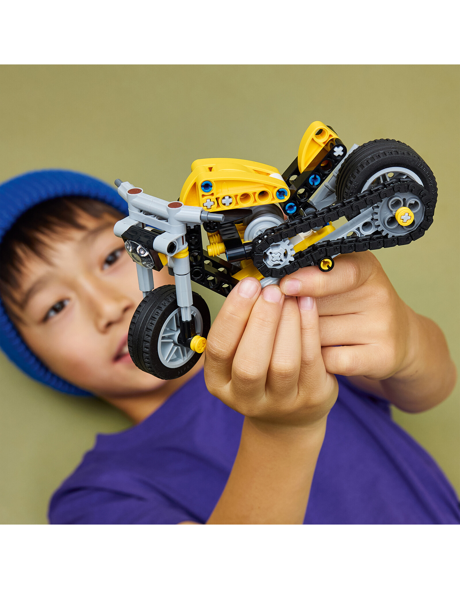 LEGO Technic 42225 Yellow Motorcycle