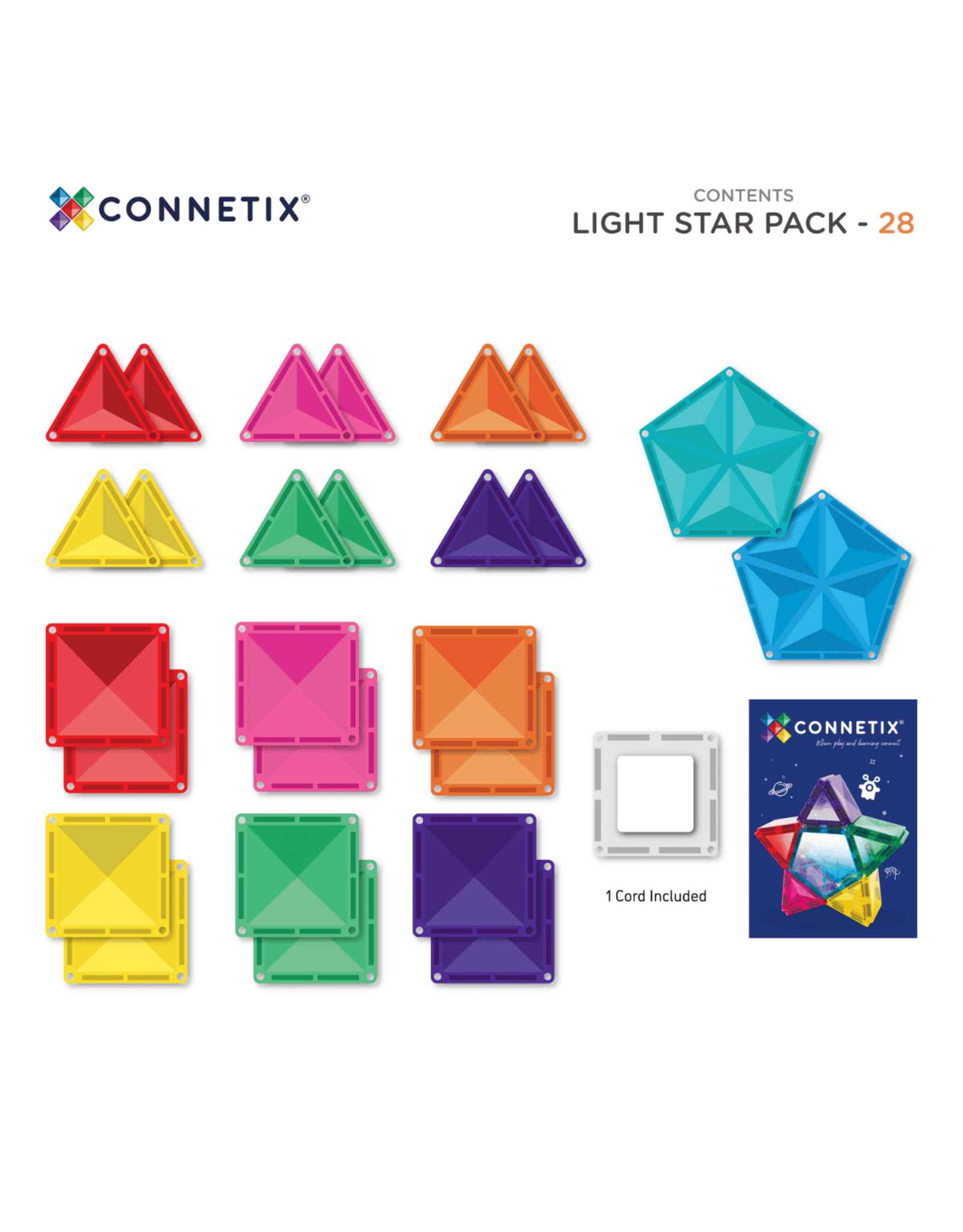 Connetix Light Star Pack 28 pc