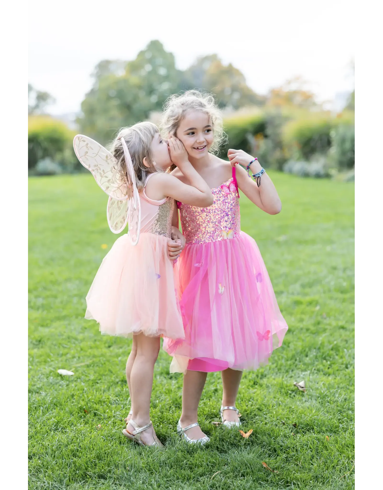 Great Pretenders Butterfly Bliss Dress, Hot Pink Size 5-6