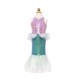 Great Pretenders Misty Mermaid Dress Purple / Teal Size 5-6