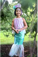 Great Pretenders Misty Mermaid Dress Purple / Teal Size 5-6
