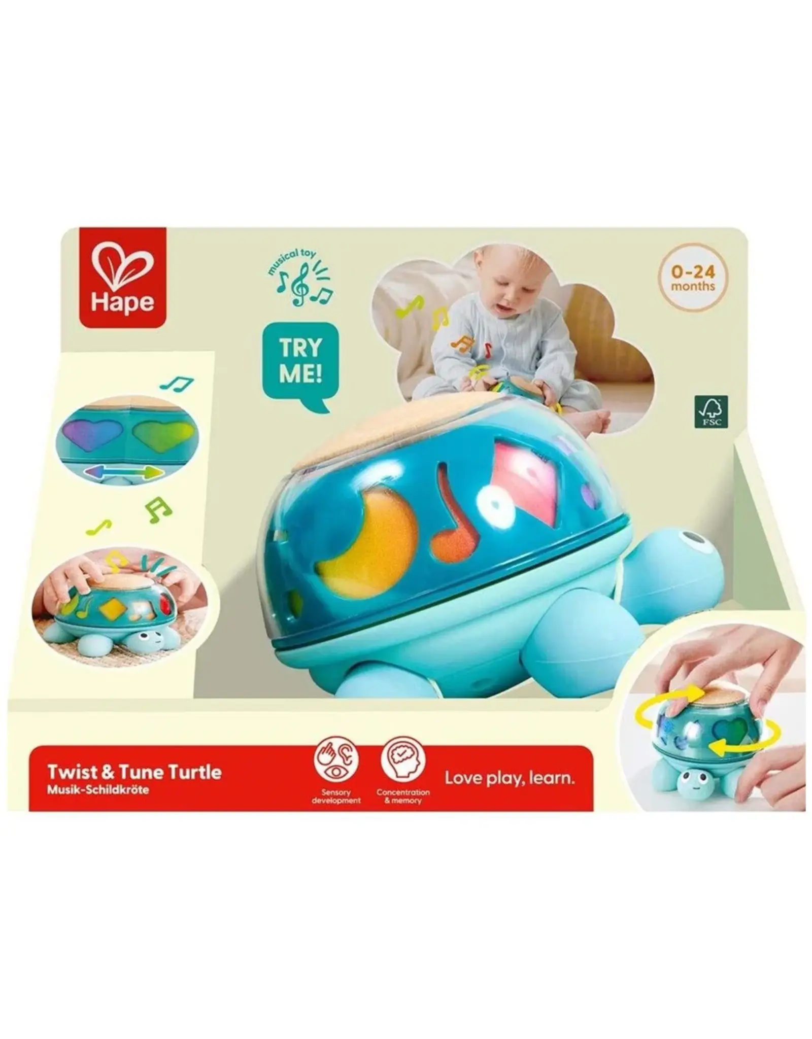 Hape Twist & Tune Turtle
