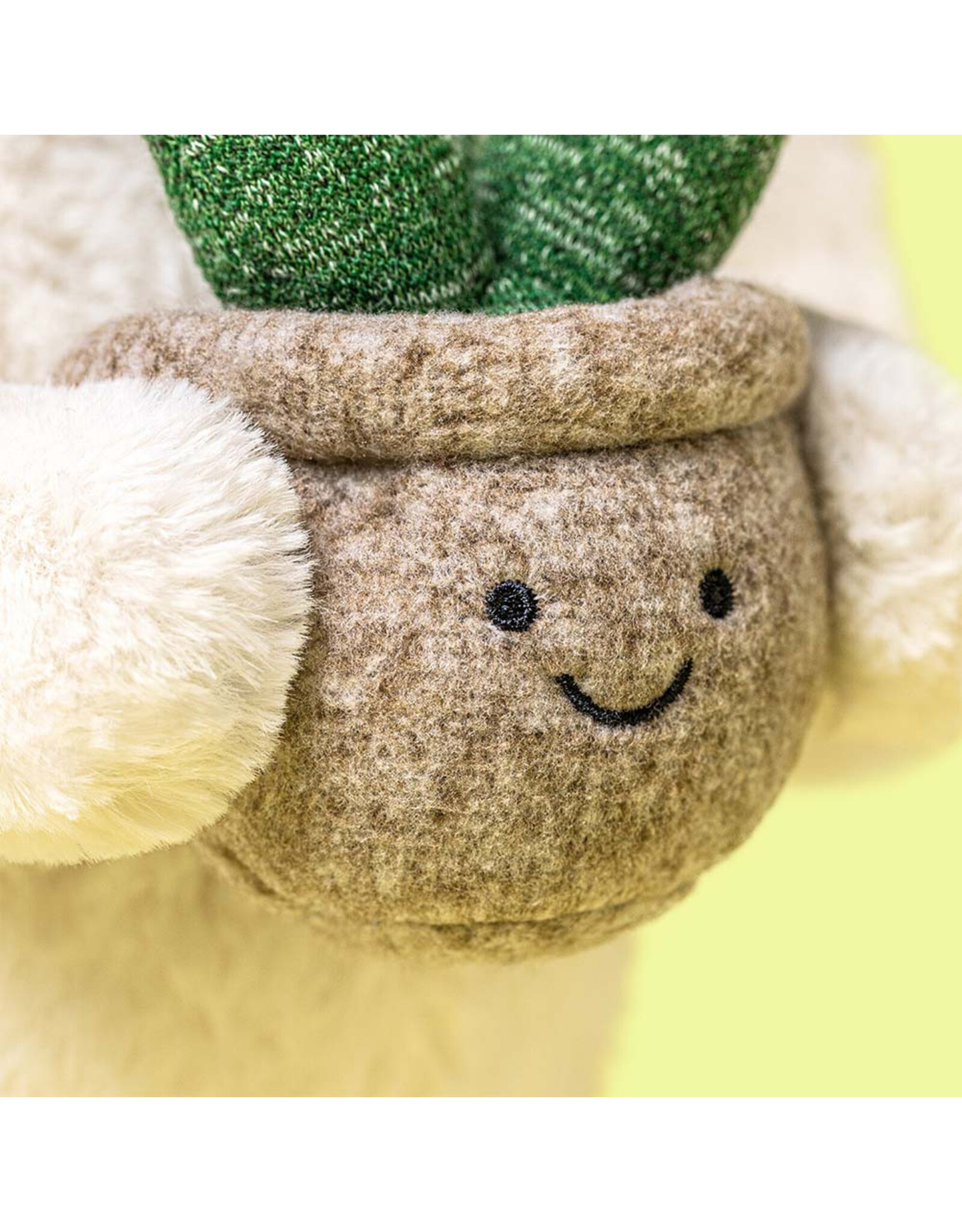 Jellycat Cream Bunny with Plant