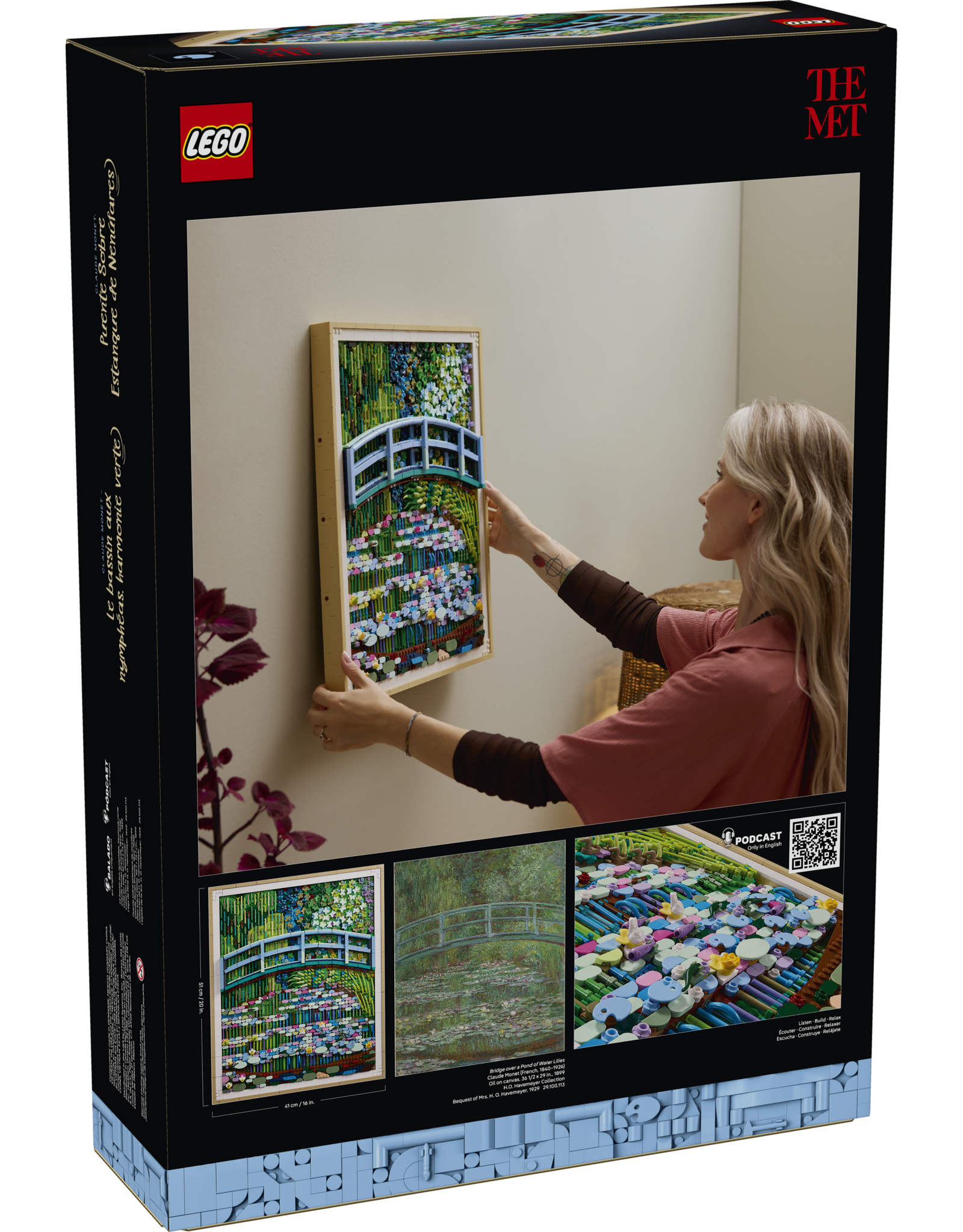 LEGO Art 31220  Claude Monet – Bridge over a Pond of Water Lillies