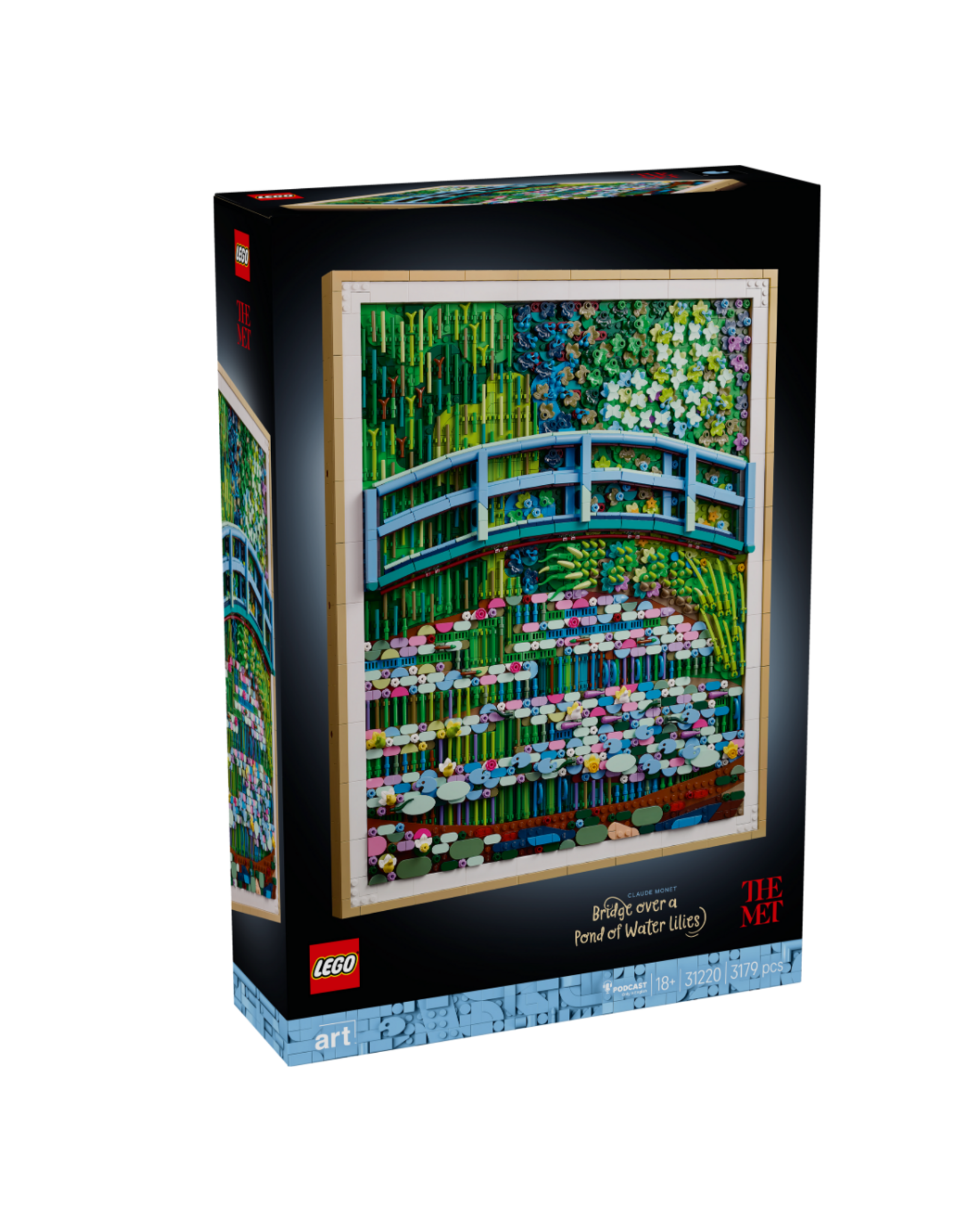 LEGO Art 31220  Claude Monet – Bridge over a Pond of Water Lillies