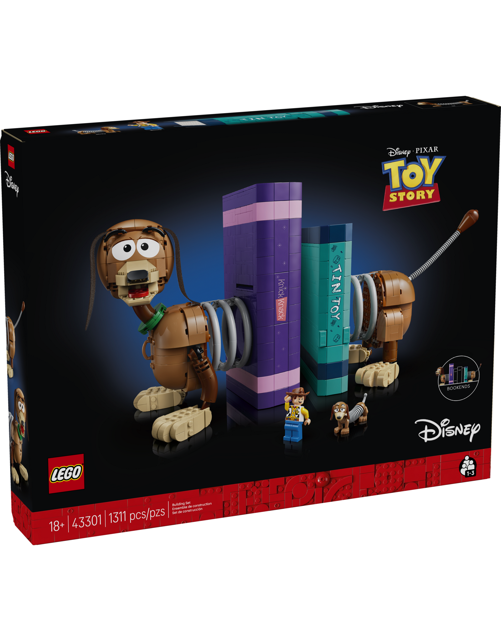 LEGO Disney Pixar 43301  Toy Story Slinky Dog Bookends