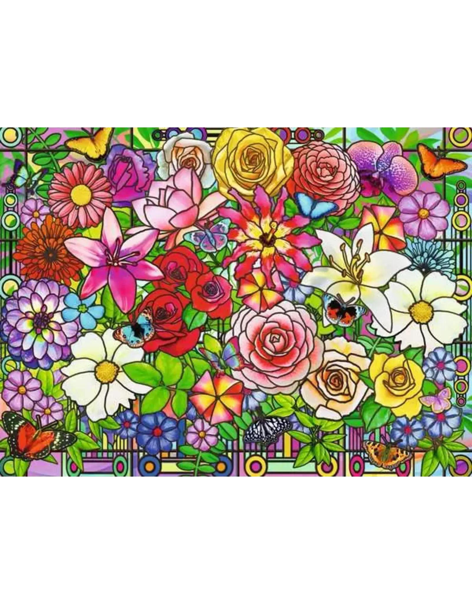 Ravensburger Tiffany Flowers 100 Pcs