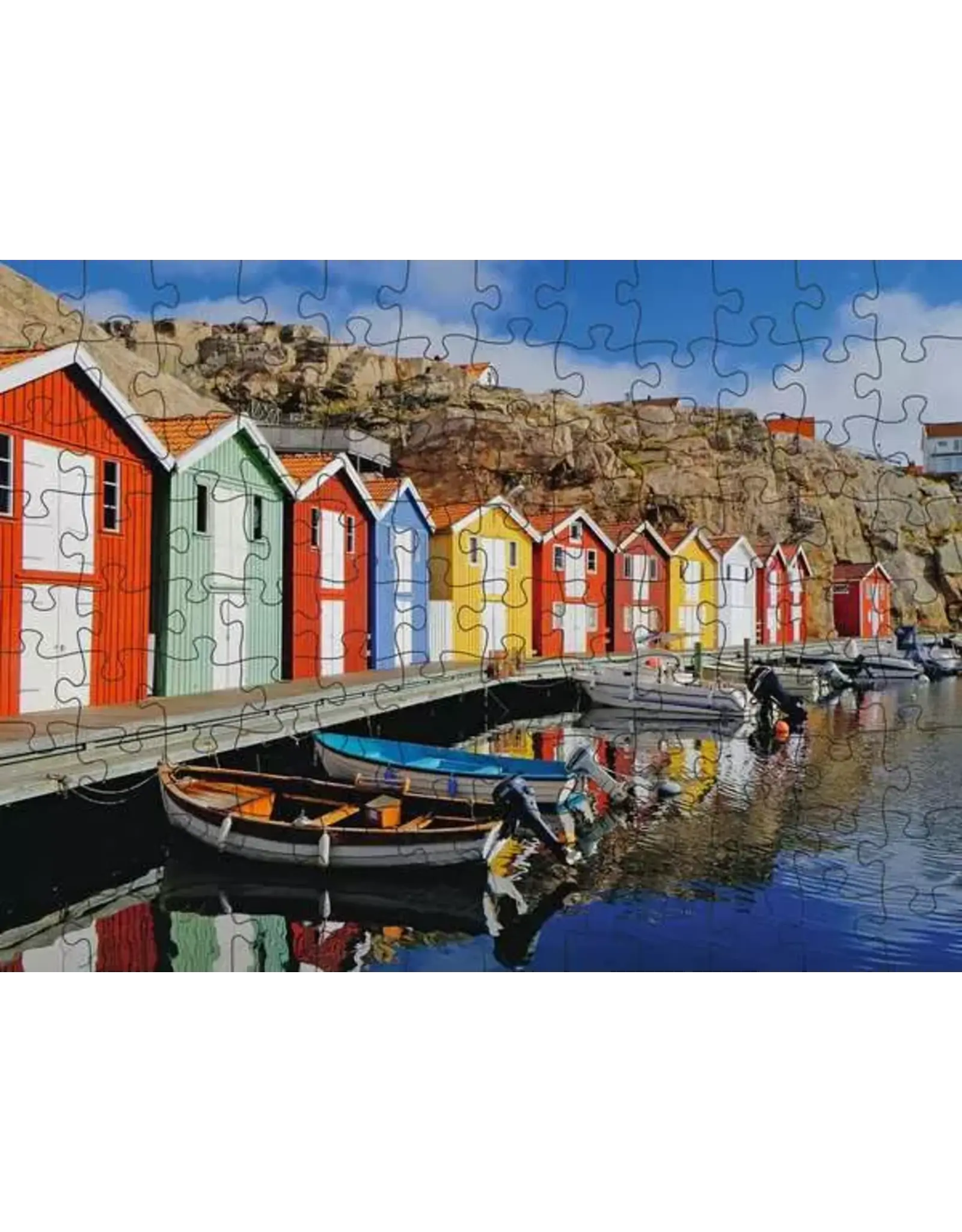 Ravensburger Colorful Houses in Sweden 100pcs