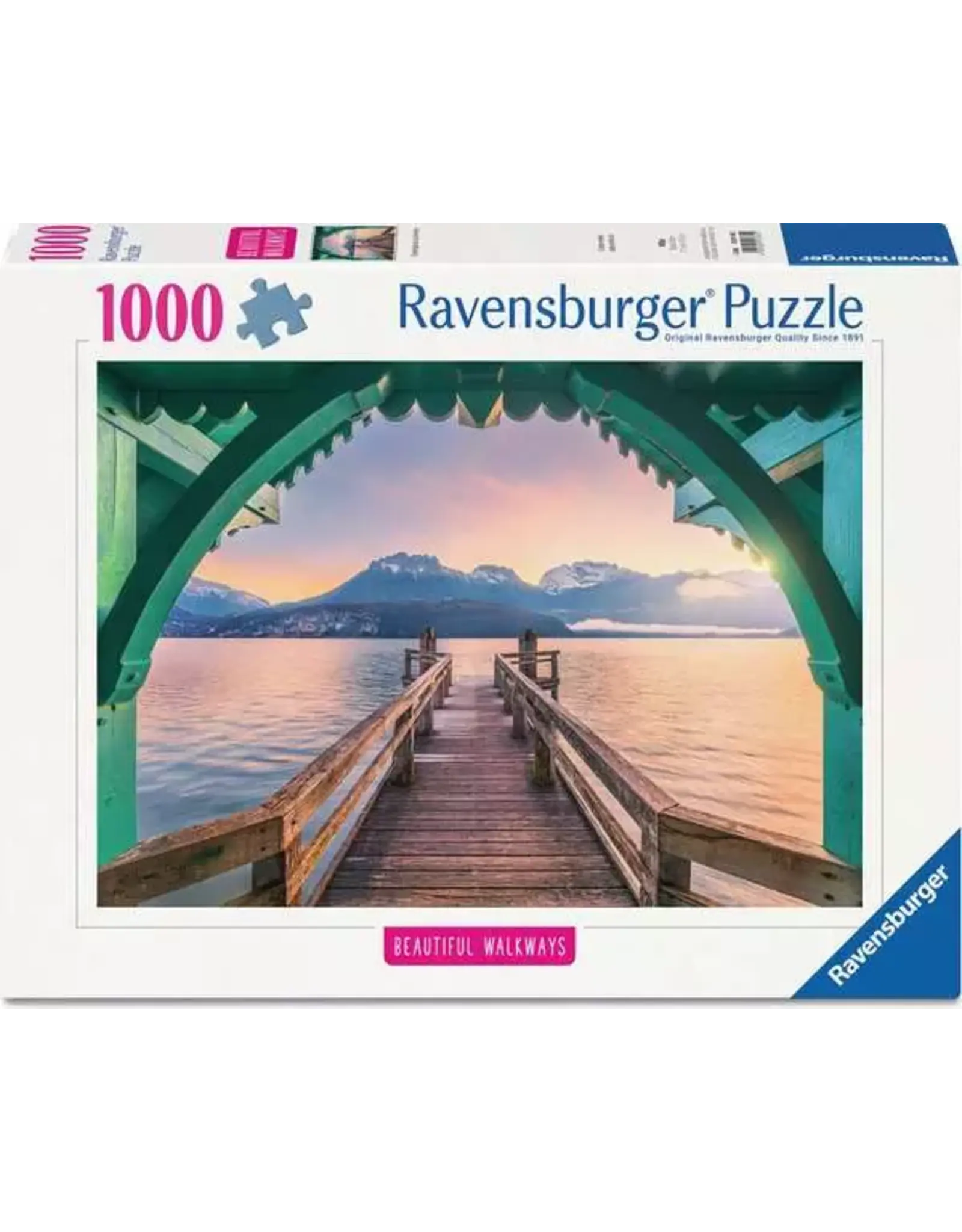 Ravensburger Romantic Footbridge at Lac d'Annecy 1000pcs