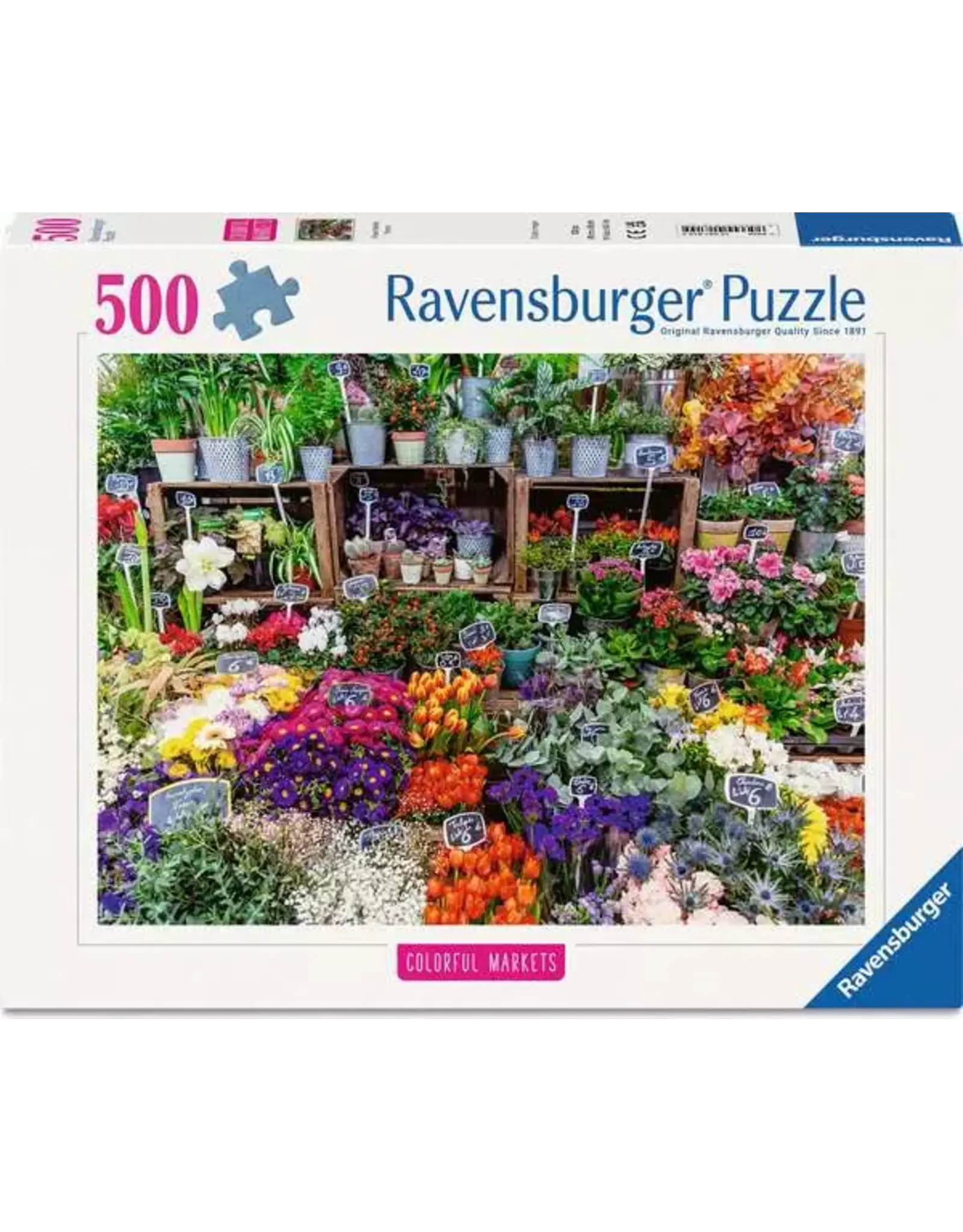 Ravensburger Flower Market, France 500pcs
