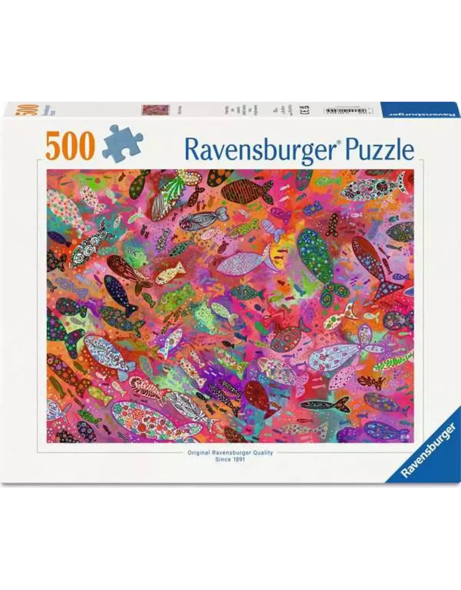 Ravensburger USA Inc Fish in Fuchsia 500 Pcs