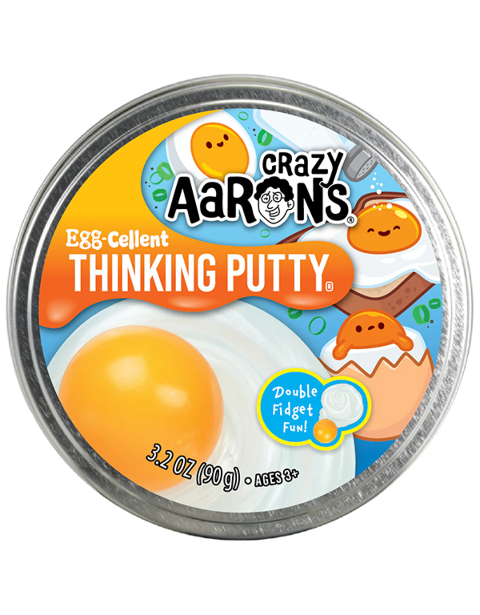 Crazy Aaron's Thinking Putty Eggcellent 4" Thinking Putty