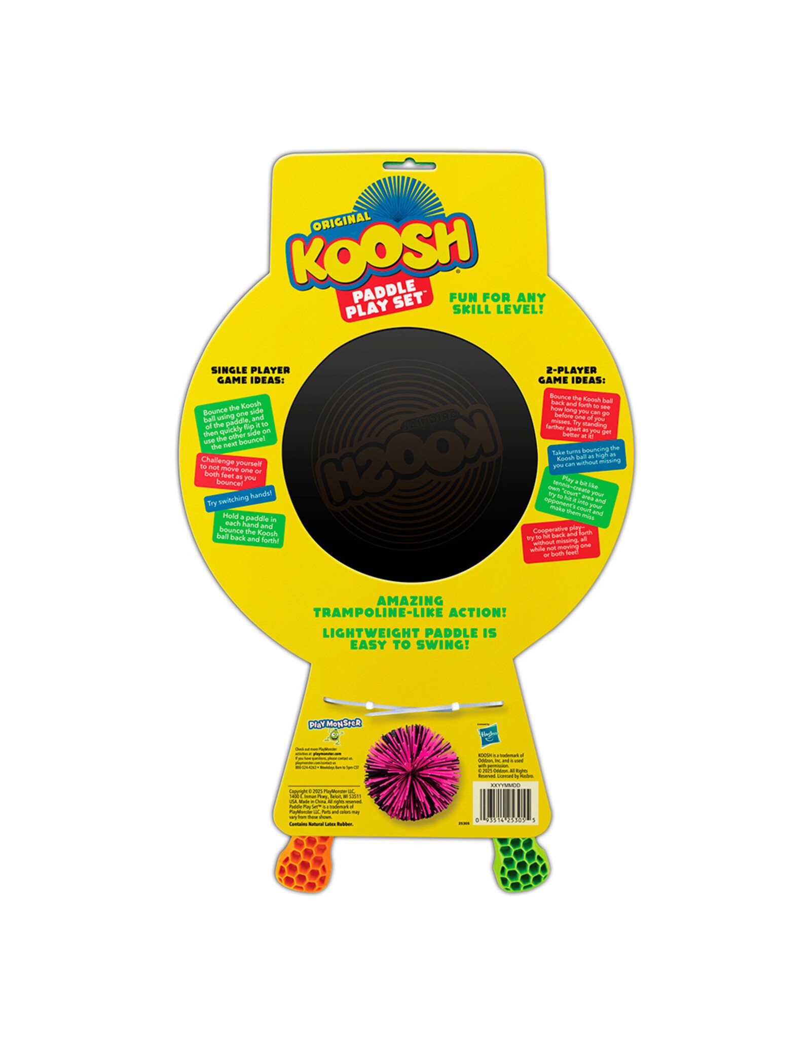 Playmonster Koosh - Neon Double Paddle Set