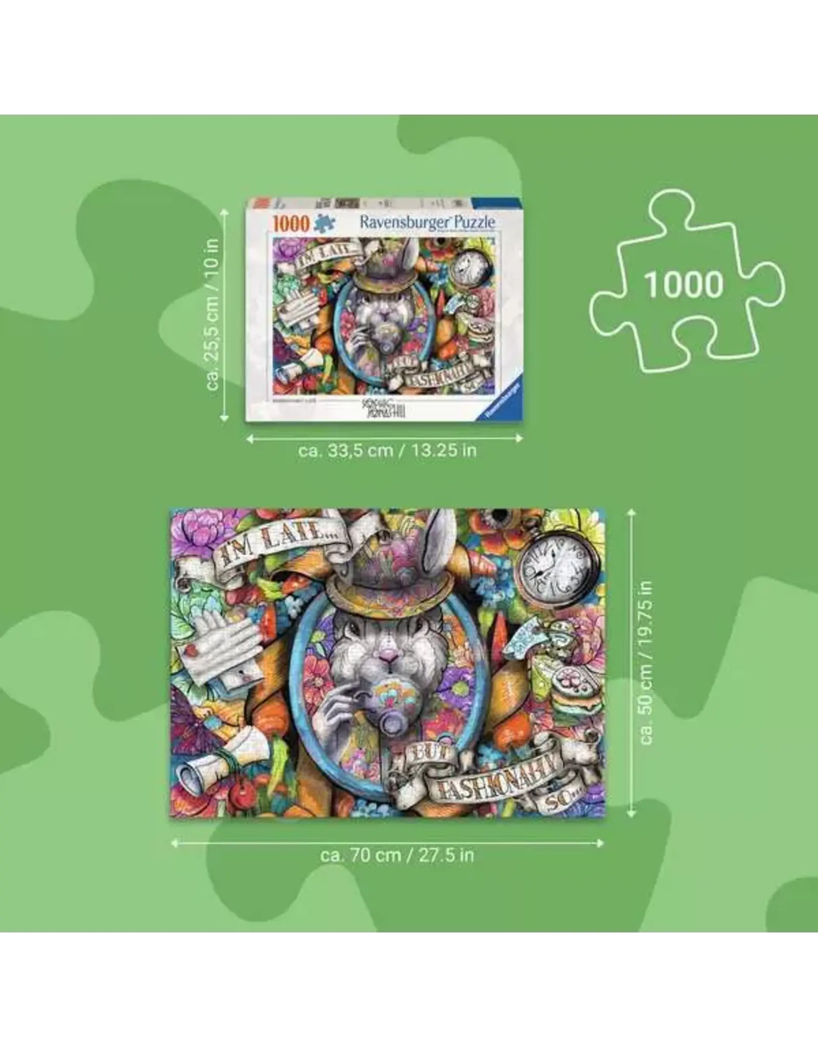 Ravensburger Fashionable Late 1000 Pcs Puzzle