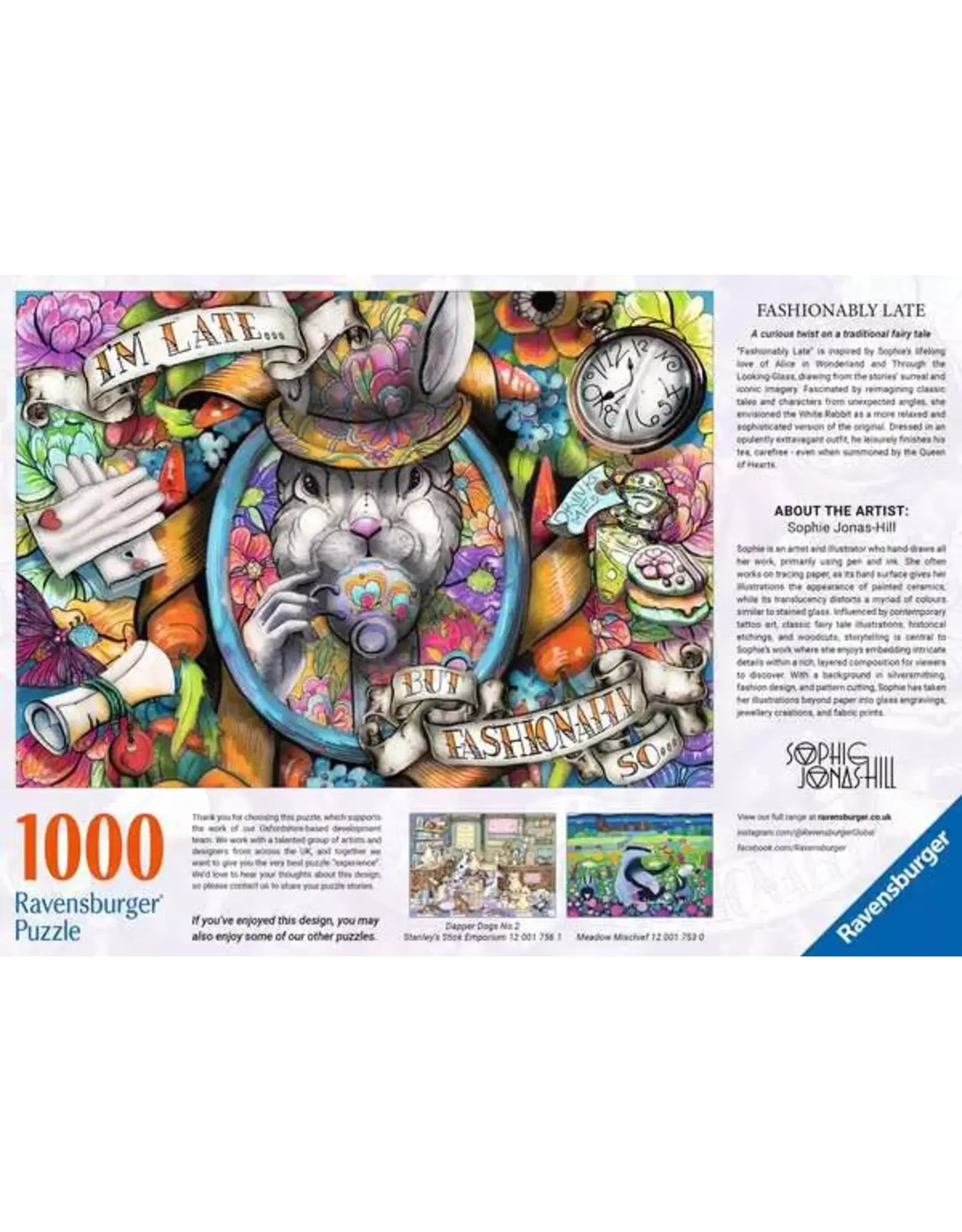 Ravensburger Fashionable Late 1000 Pcs Puzzle
