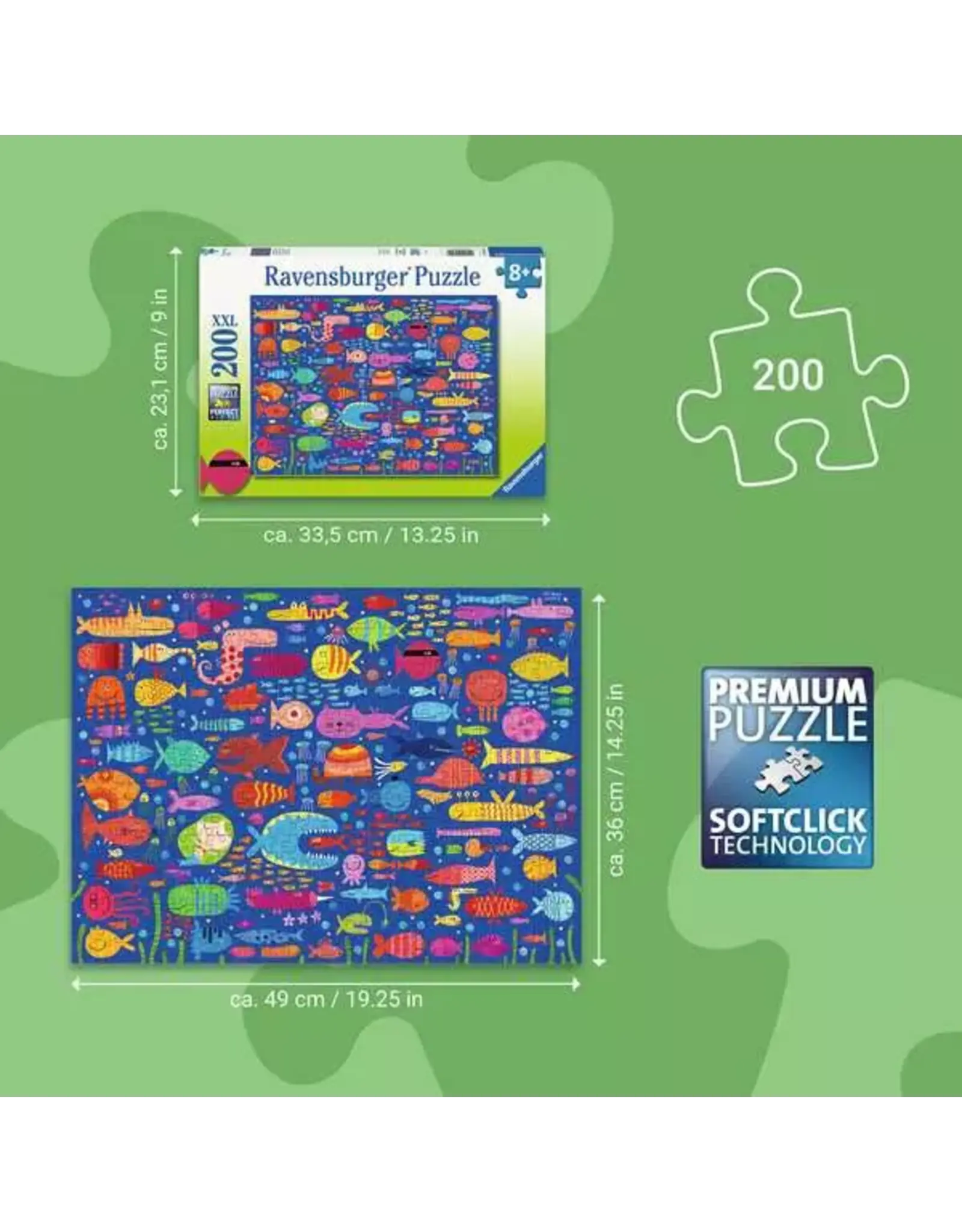 Ravensburger Funny Fish Friends 200 Pcs Puzzle