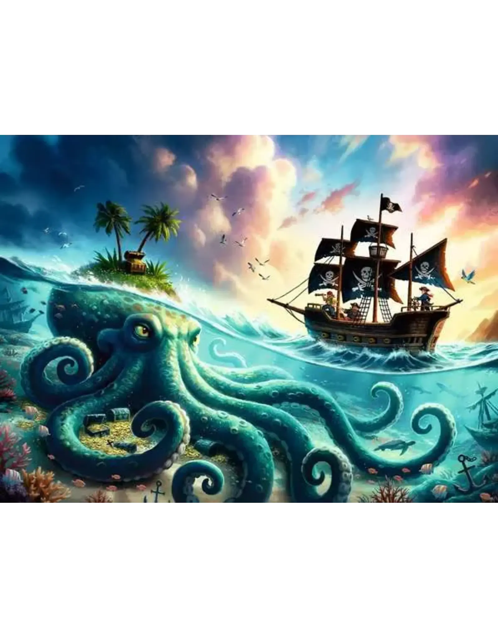Ravensburger Pirate Treasure 100 Pcs Puzzle