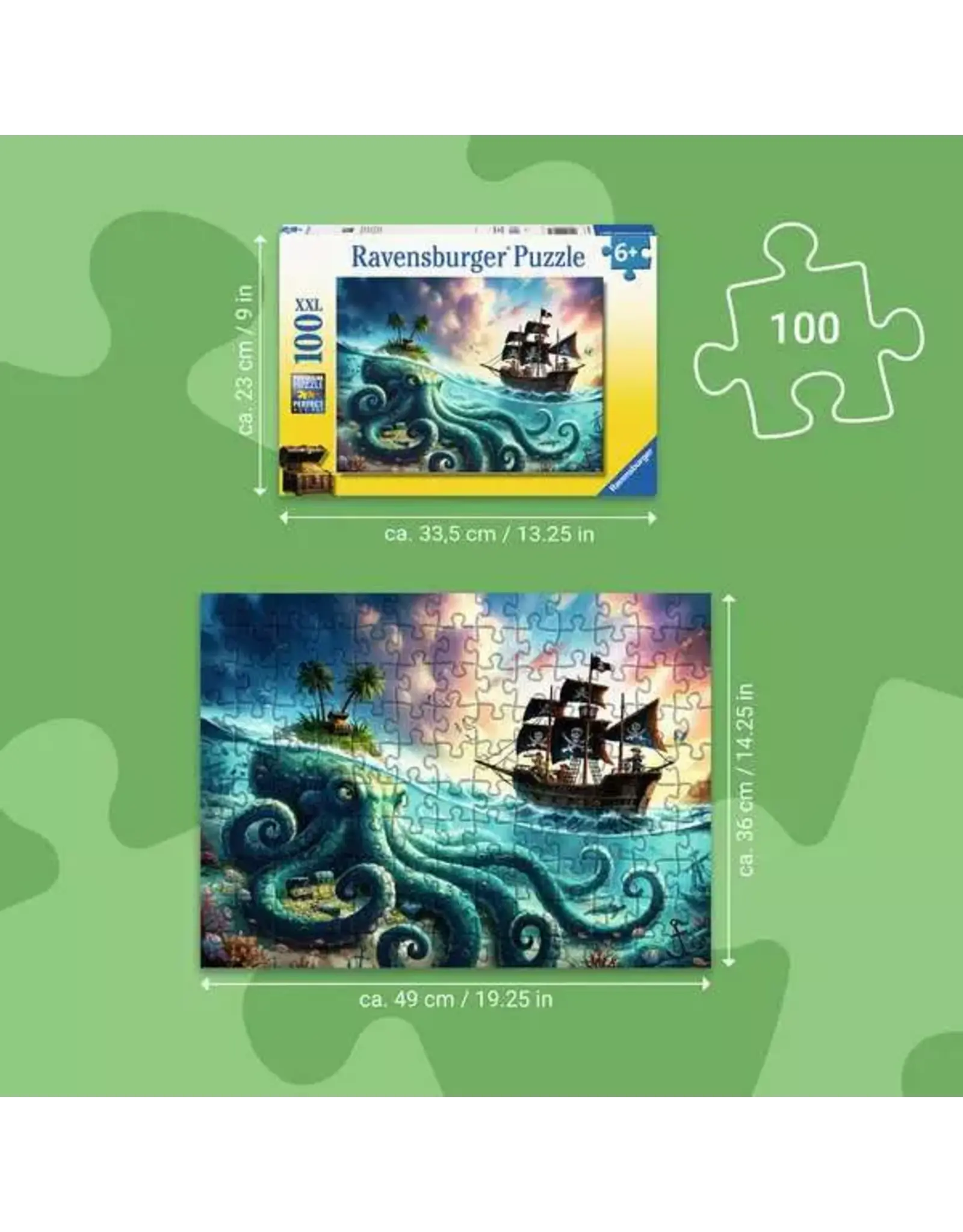 Ravensburger Pirate Treasure 100 Pcs Puzzle