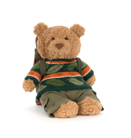 Jellycat Bartholomew Bear Hiking Outfit