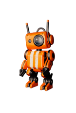 Orange Nebula Inquisitive Dex Soft Vinyl Collectible Figure