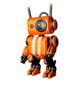 Orange Nebula Inquisitive Dex Soft Vinyl Collectible Figure
