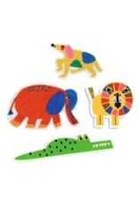Djeco Animals Everywhere! 60 Felt Stickers