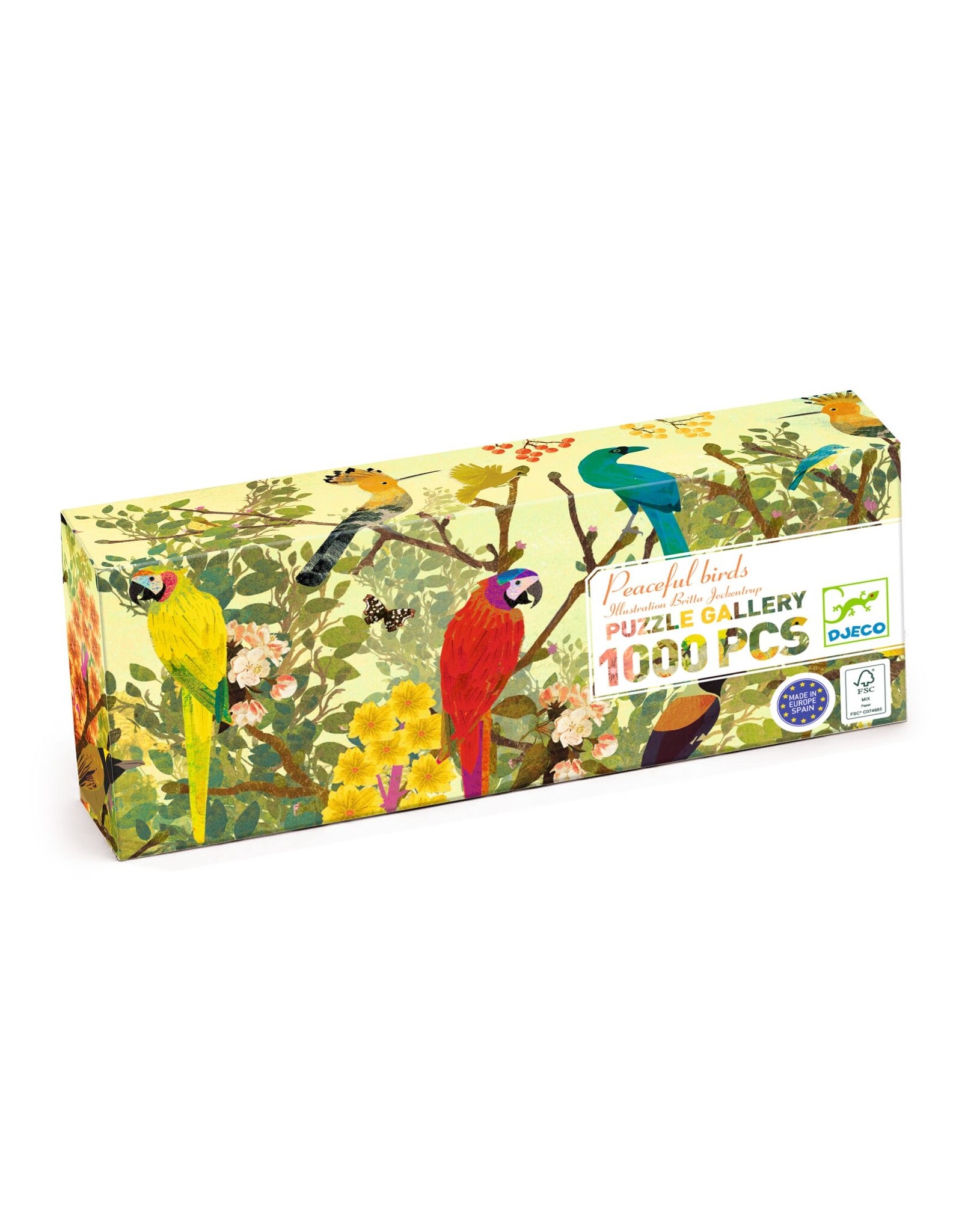 Djeco Peaceful Birds Gallery Puzzle 1000 PCS