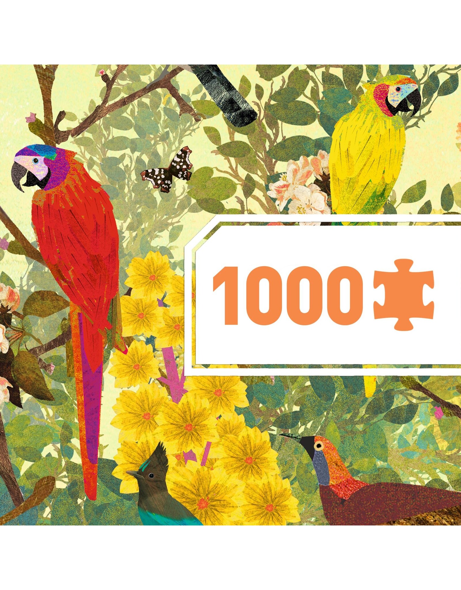 Djeco Peaceful Birds Gallery Puzzle 1000 PCS