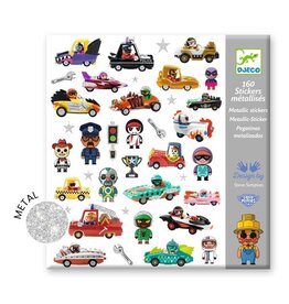 Djeco The World of Crazy Motors Stickers