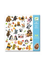 Djeco Fluffy Friends Stickers