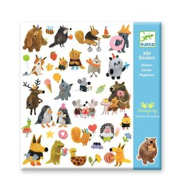 Djeco Fluffy Friends Stickers