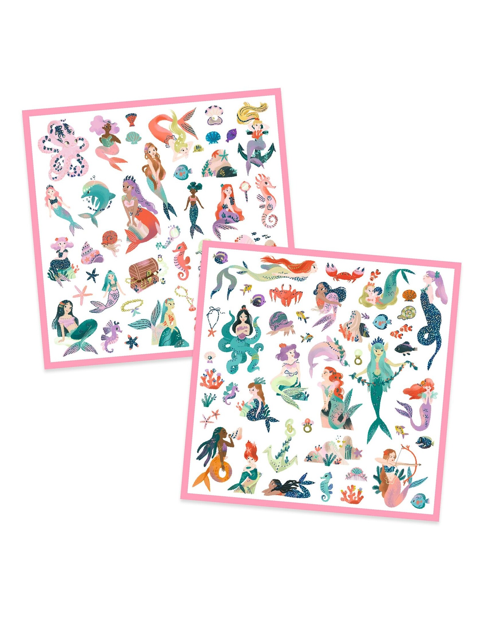 Djeco Sparkly Mermaids Stickers