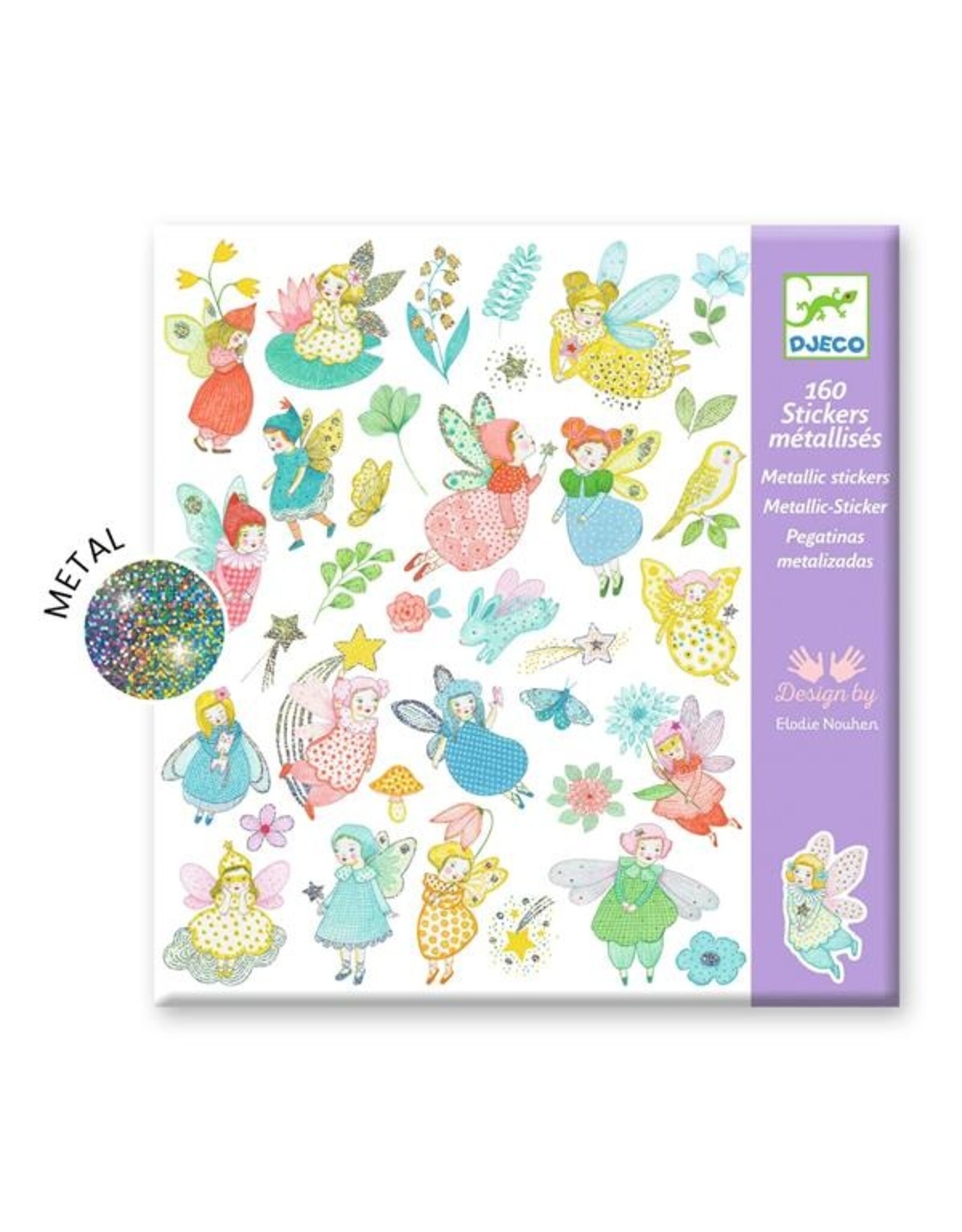 Djeco Sparkly Fairies Stickers