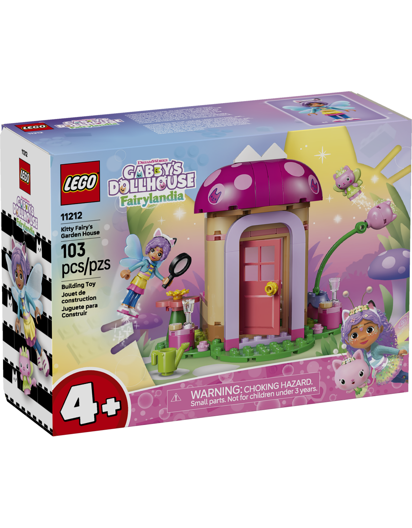 LEGO Gabby's Dollhouse 11212 Kitty Fairy's Garden House